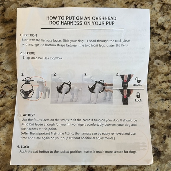 BABYLTRL No-Pull Adjustable Reflective Dog Harness
Size L orange - Picture 8 of 9